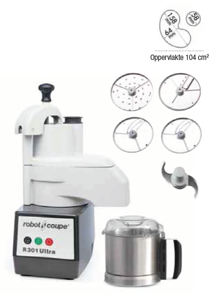 Robot Coupe Cutter & groentesnijder R 301 Ultra