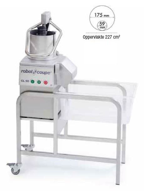 Robot Coupe Groentesnijder CL 55 hefboom 400V, 2 snelheden