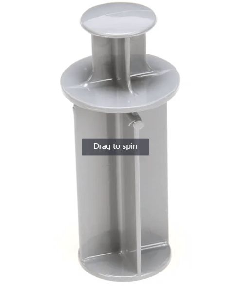 Middengrijze ronde pusher
