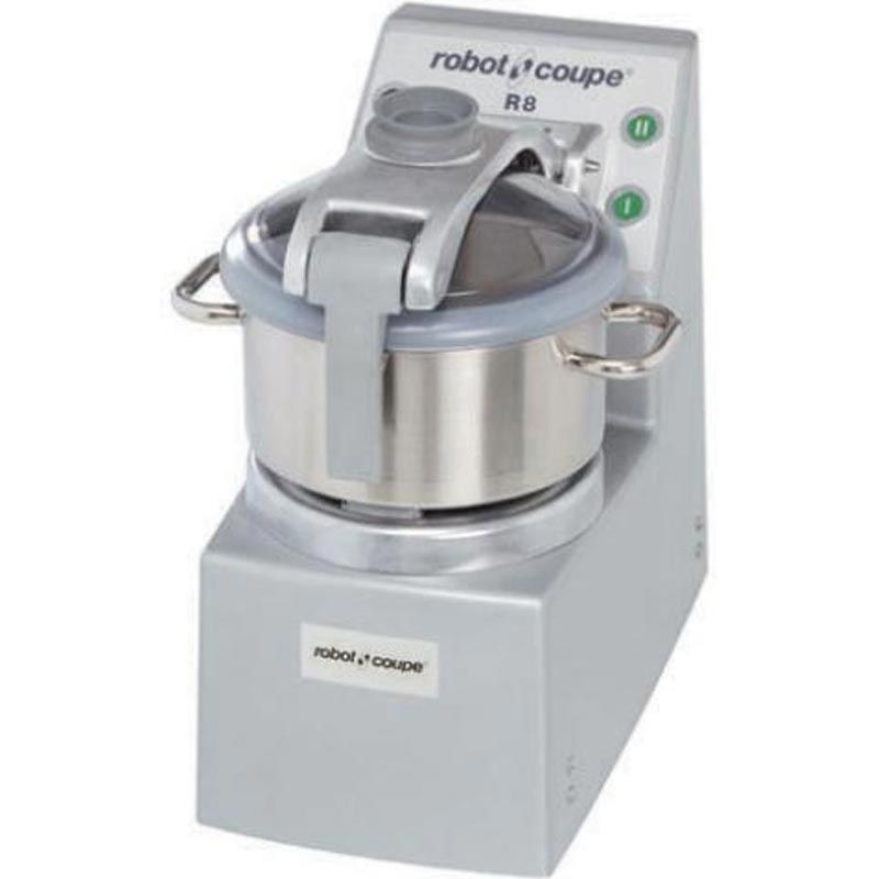 Robot Coupe Cutter R8 V.V. 230V, 8 ltr, Var. snelheid, 300 - 3500 tpm